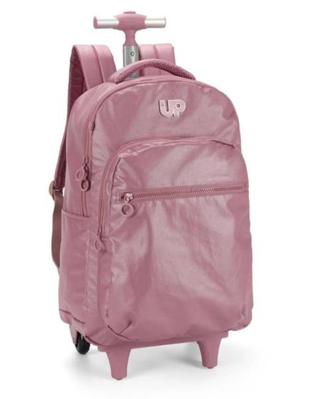 Imagem de Mochila com Rodinhas Crinkle Rose Up4You - Luxcel