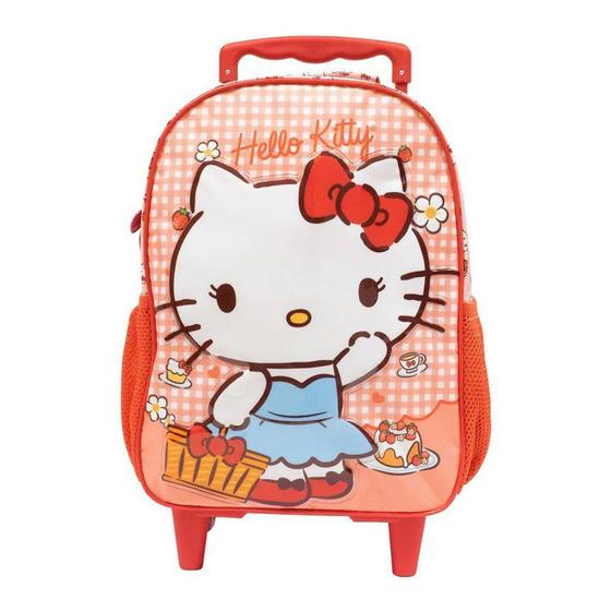 Imagem de Mochila com rodinhas hello kitty xeryus 14