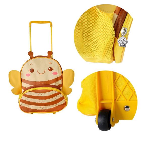 Imagem de Mochila com Rodinhas Infantil - Abelha