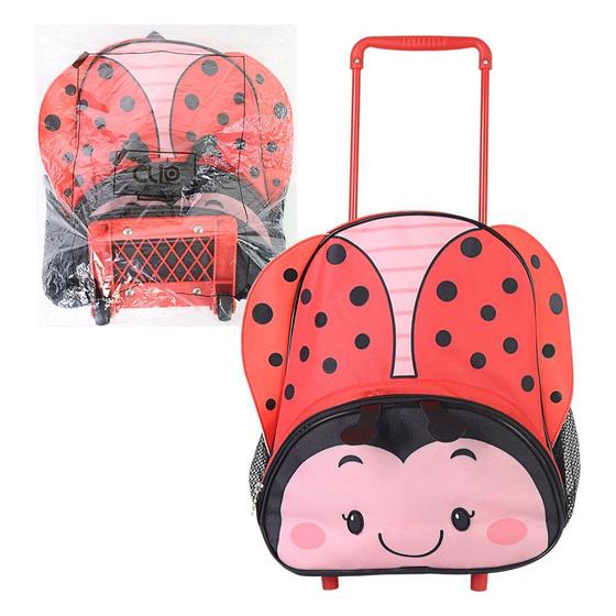 Imagem de Mochila com Rodinhas Infantil - Joaninha