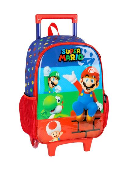 Imagem de Mochila com Rodinhas Infantil Super Mario IC41382