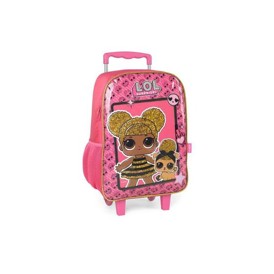 Imagem de Mochila Com Rodinhas Lol Surprise Queen Bee Infantil Escolar