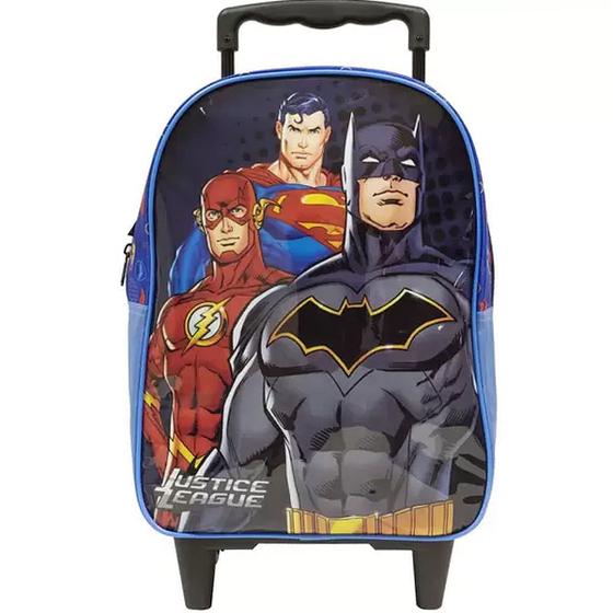 Imagem de Mochila com rodinhas médio Liga da Justiça Xeryus