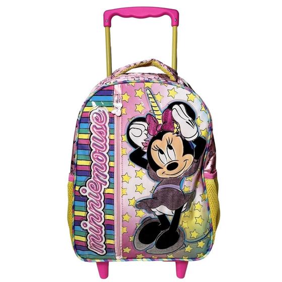 Imagem de Mochila com Rodinhas Minnie Unicórnio 16" 81.2430 - Xeryus (18817)