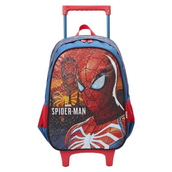 Imagem de Mochila com Rodinhas Tamanho G Spider-Man Cidade R1 Xeryus 13350 