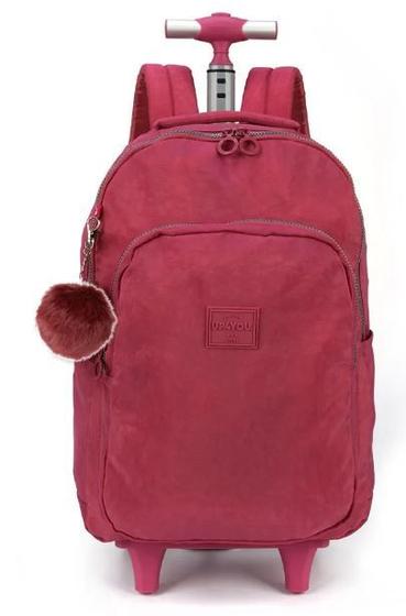 Imagem de Mochila com Rodinhas UP4YOU REF: MC51610UP- VINHO