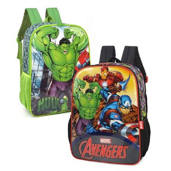 Imagem de Mochila costal avengers luxcel (cada)