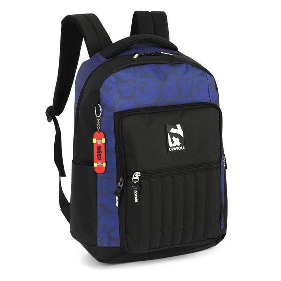 Imagem de Mochila Costas 18 Juvenil 4Y Up4You Azul E Preto Luxcel