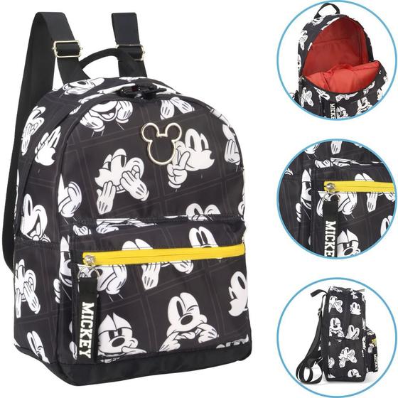 Imagem de Mochila Costas Batman Mikey Mouse Unissex Escolar Passeio Masculina Feminina Infantil Juvenil