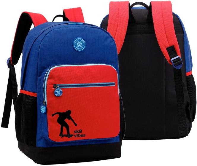 Imagem de Mochila Costas Bolsa Escolar College Skate Infantil ul 16L