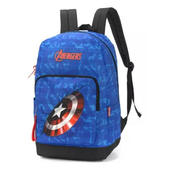 Imagem de Mochila Costas Capitão America Infantil Avengers Escolar Luxcel