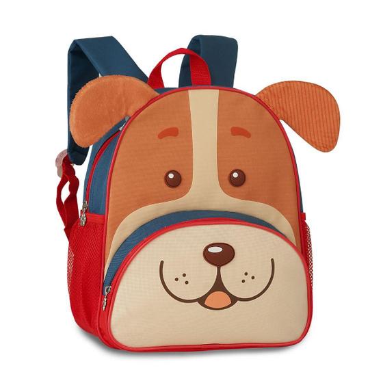 Imagem de Mochila Costas Creche Cachorro Infantil Pets Escolar Casual