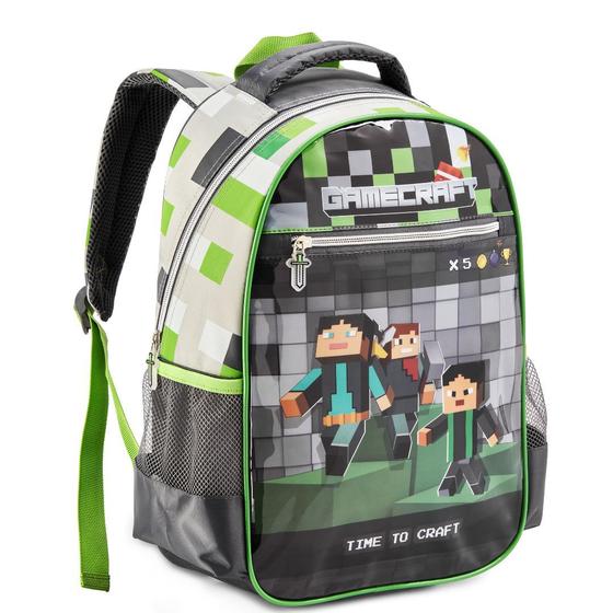 Imagem de Mochila Costas Escolar  Infantil  Menino Game