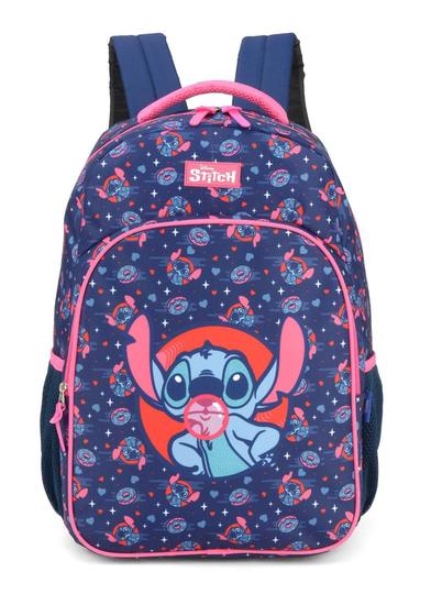 Imagem de Mochila Costas Escolar Juvenil Stitch Nope MS46976