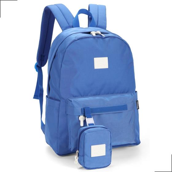 Imagem de Mochila Costas Impermeável Unissex Escolar Feminino Masculino Bolsa Passeio Reforçada UP4YOU Juvenil