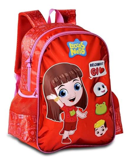 Imagem de Mochila Costas Infantil Escolar Gi Luccas Neto - Clio