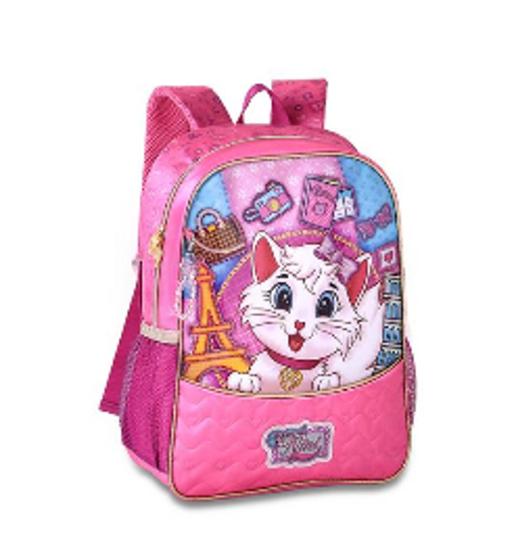 Imagem de Mochila Costas Infantil Gatinha Nini Escolar/Passeio - NN24524J - Clio