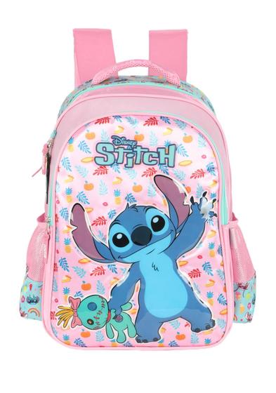 Imagem de Mochila Costas Infantil Stitch Rosa