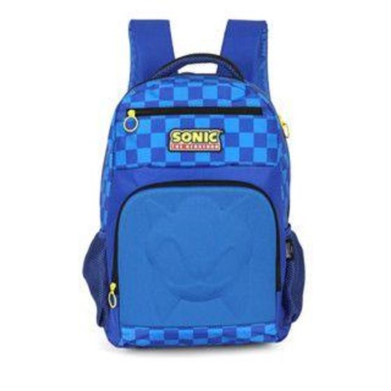 Imagem de Mochila Costas Juvenil Meninos Sonic Compartimento Laptop mj47541 - Luxcel