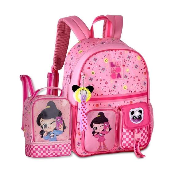 Imagem de Mochila Costas Luluca com Lancheira Térmica Kit Escolar Inf - Clio