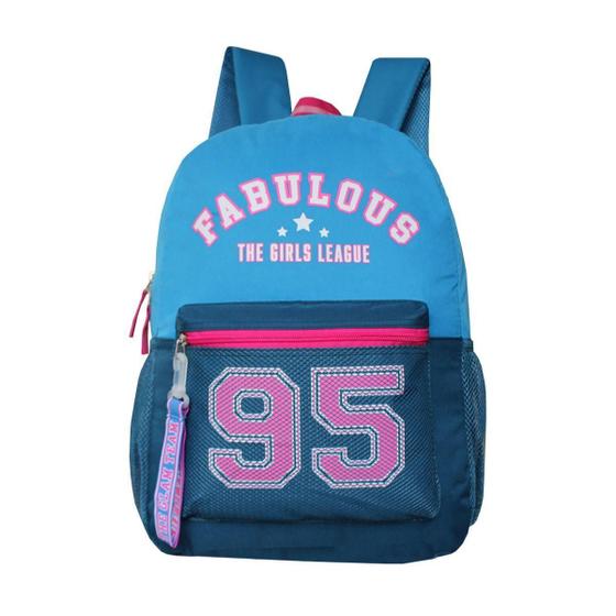 Imagem de Mochila Costas Mf23169 Escolar Clio Azul