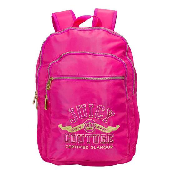 Mochila Costas Notebook Feminina Juicy Couture Rosa Santino Bolsas
