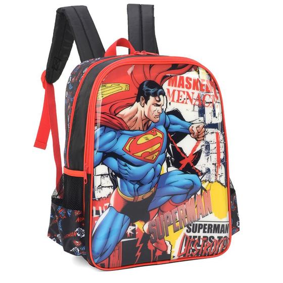 Imagem de Mochila Costas Superman Escolar Infantil