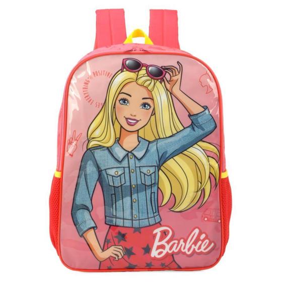 Imagem de Mochila da Barbie Escolar Vermelha - Luxcel