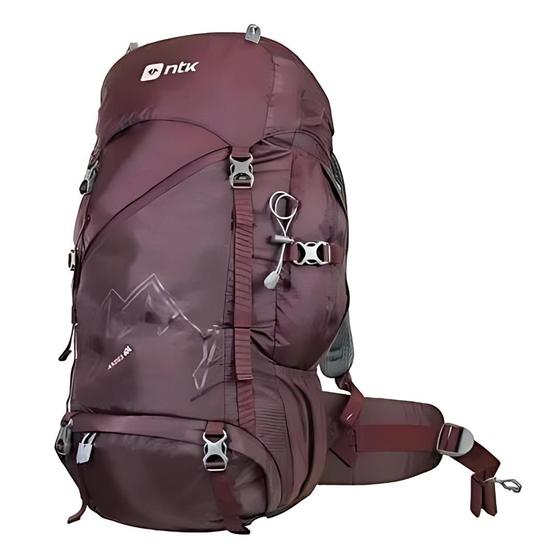 Imagem de Mochila de Ataque ANDES 40L Caminhada Vinho NTK