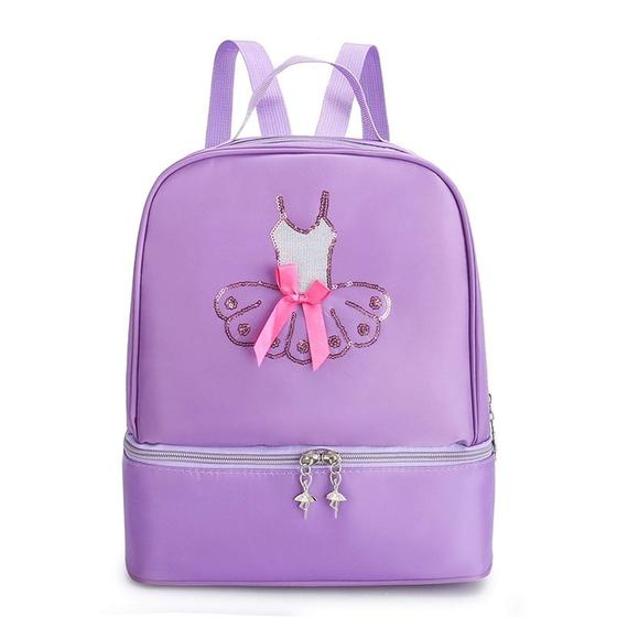 Imagem de Mochila de Ballet Yitengteng para Meninas - Cor Roxa