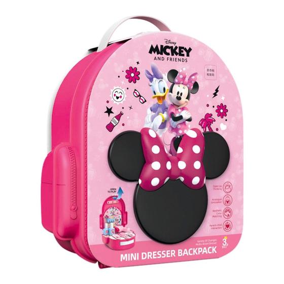 Imagem de Mochila de Beleza da Minnie com Acessórios Multikids - BR2187