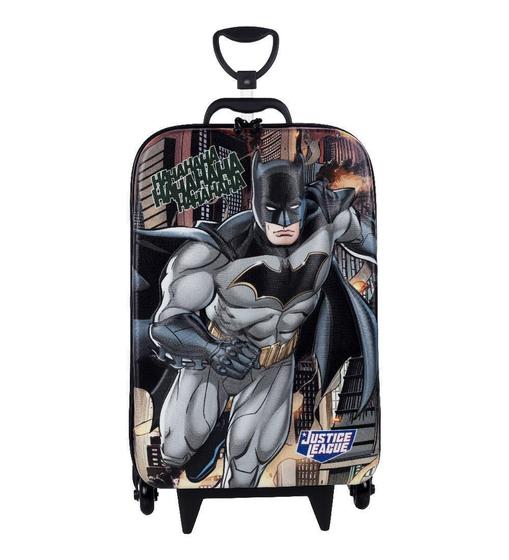 Imagem de Mochila De Carrinho Batman Liga Da Justiça Em 3D Infantil