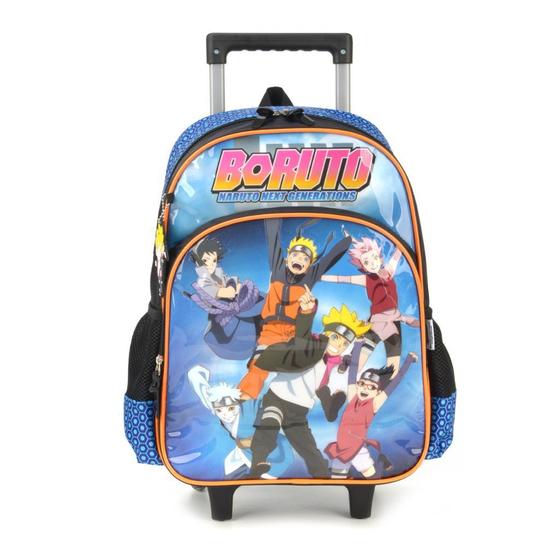 Imagem de Mochila De Carrinho Boruto Azul - Preto