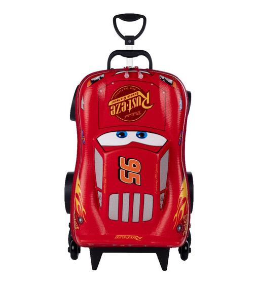 Imagem de Mochila De Carrinho Cars Mcqueen Infantil 3d Impermeável