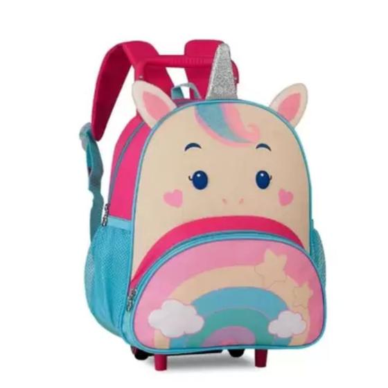 Imagem de Mochila De Carrinho Crechina Unicornio 13 Cp2654b