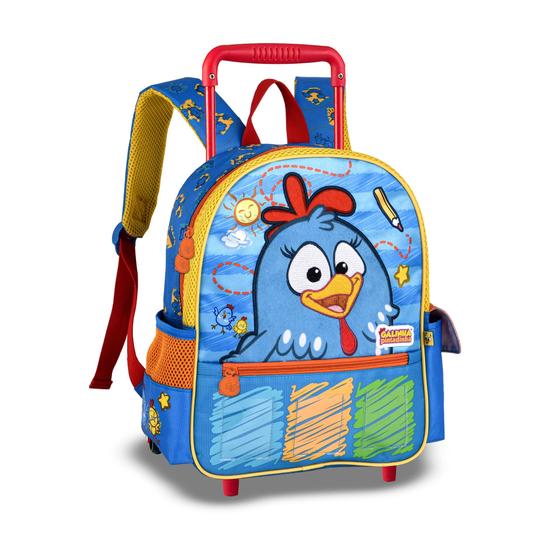 Imagem de Mochila de Carrinho Galinha Pintadinha Infantil Escolar Clio