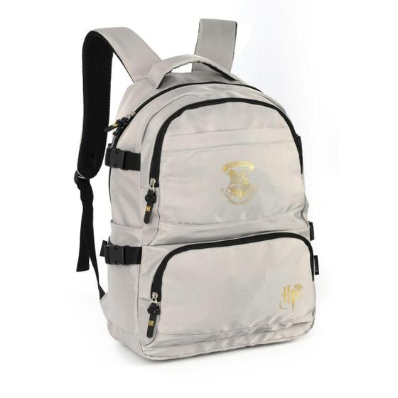 Imagem de Mochila De Costa Cinza Laptop Harry Potter Hogwarts Luxcel