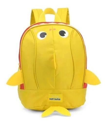 Imagem de Mochila De Costa Infantil Baby Shark Barbatana Em 3d Luxcel