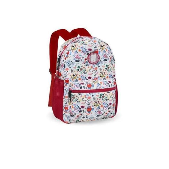 Imagem de Mochila De Costa Juvenil Vermelho - Clio Style