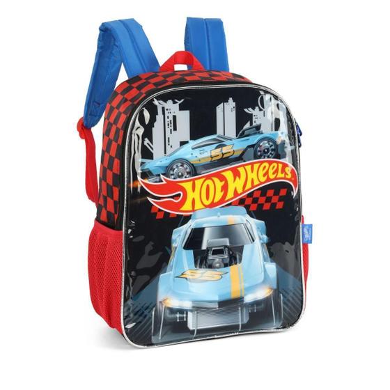 Imagem de Mochila De Costa Preta How Wheels Masculina Infantil Luxcel