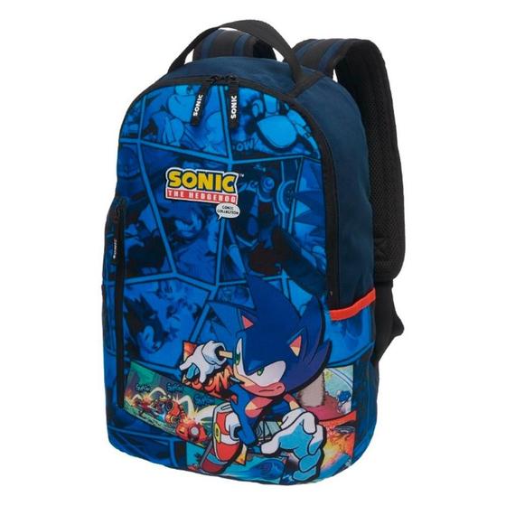 Imagem de Mochila de Costa Sonic Comic Collection G Azul - Pacific