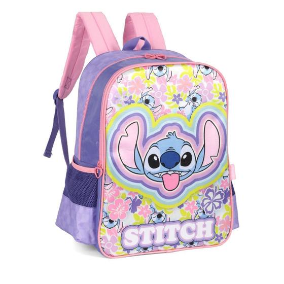 Imagem de Mochila De Costa Verde Stitch Disney Classics Infantil