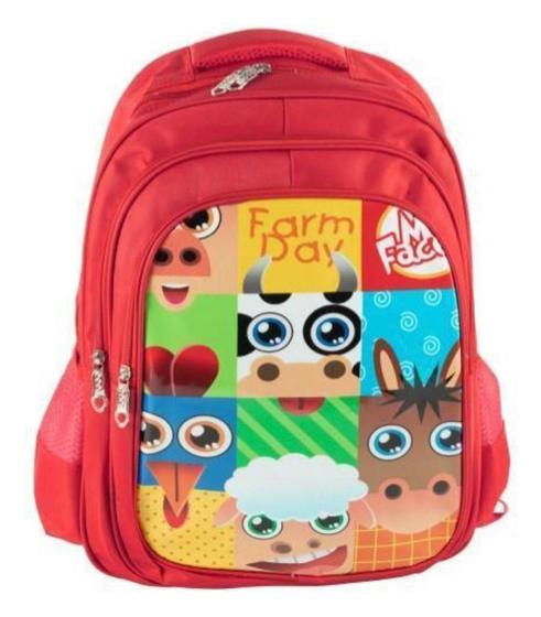 Imagem de Mochila De Costas 3 Zippers Farm Day 17 Polegadas