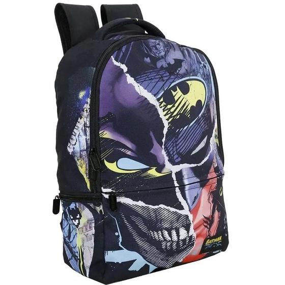 Imagem de Mochila de Costas Batman T3 Escolar Infantil Meninos