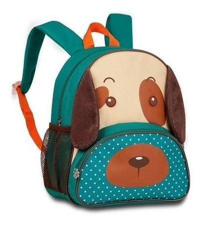 Imagem de Mochila de Costas Bolsa Mala Infantil Menino Bebê Cachorrinho Dog Pets Clio