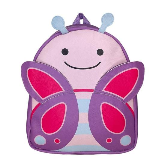 Imagem de Mochila De Costas Borboleta Roxa Infantil Escolar Meninas