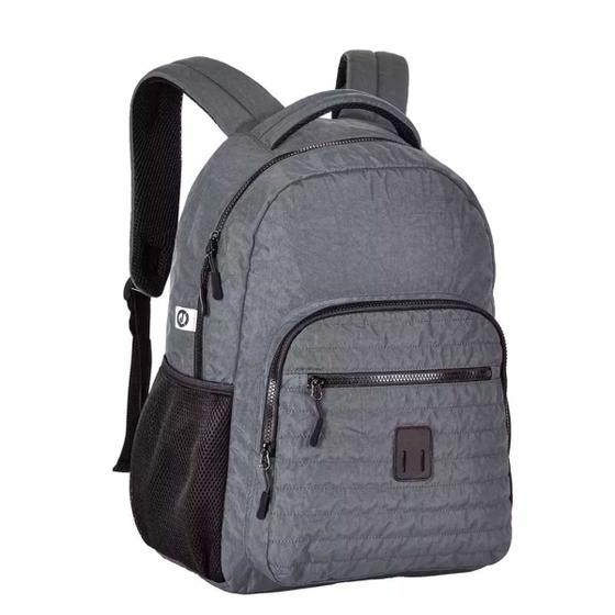 Imagem de Mochila De Costas Casual Masculino P/ Notebook C/ 6 Bolsos - Trabalho/Faculdade - Clio