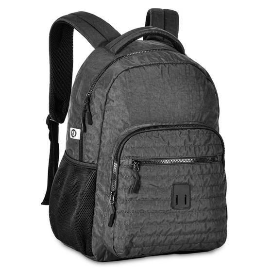 Mochila de Costas Escolar Crinkle Preto - Clio Packs Menor preço em Mochila de Costas Escolar Crinkle Preto - Clio Packs