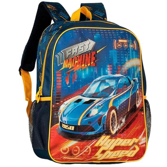 Imagem de Mochila de Costas Escolar Fast Machine Clio Style FM23029J