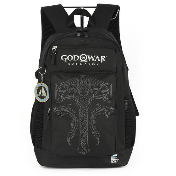 Imagem de Mochila De Costas Escolar Grande Fãs God Of War Ragnarok